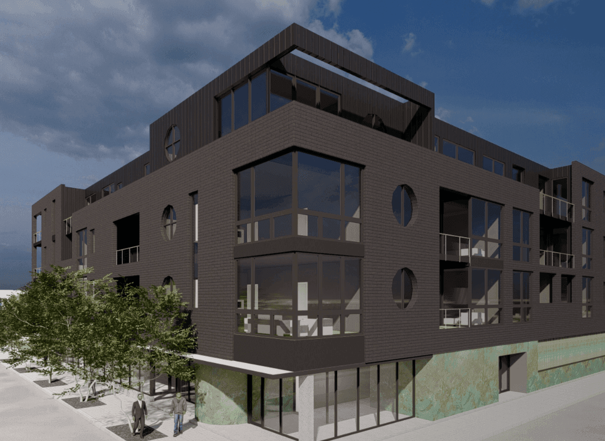 2553 W. Madison — pre-development rendering, Chicago